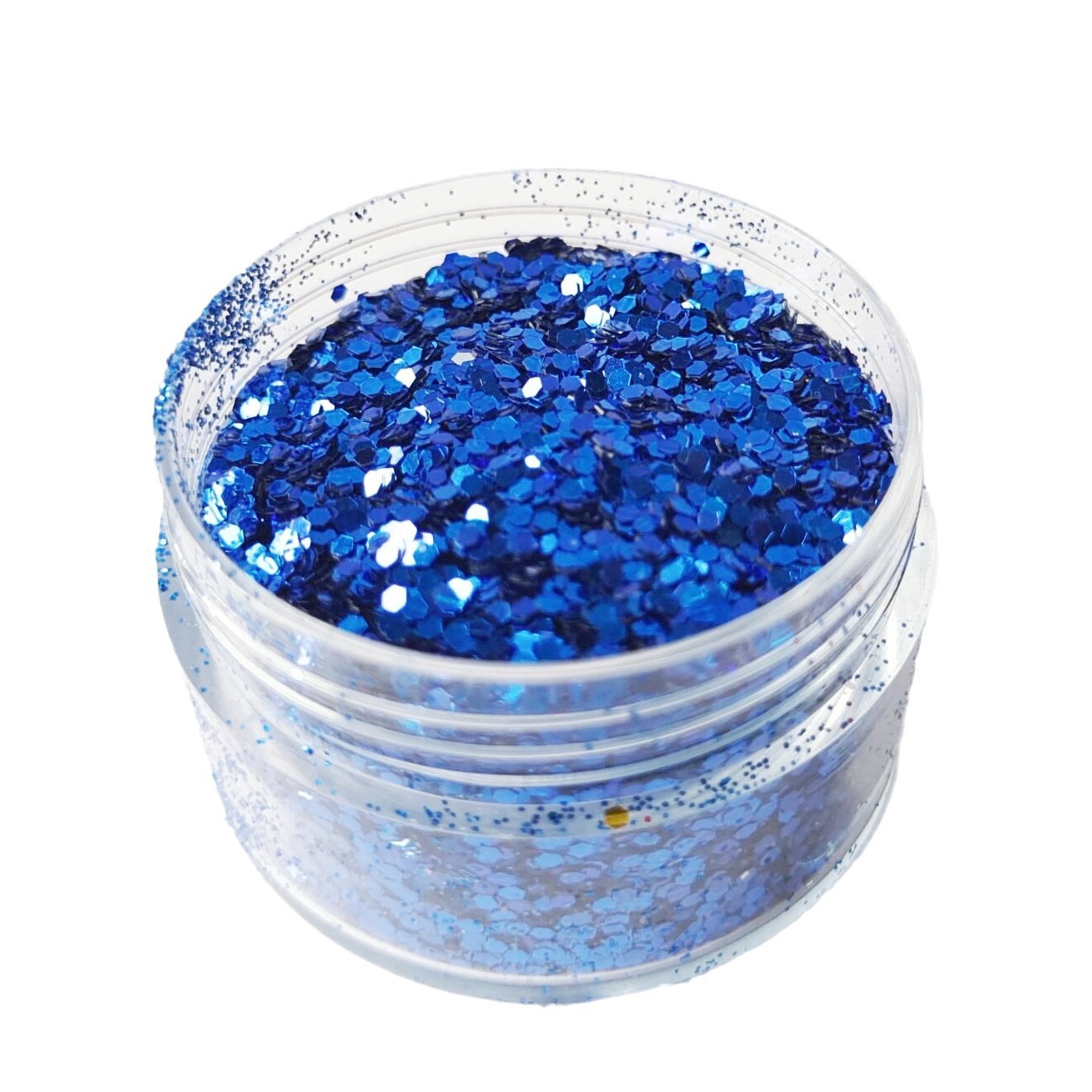 Uñas belleza sombra de ojos colorido brillo polvo alta temperatura resistente láser brillo polvo lentejuelas brillo polvo para coser agente