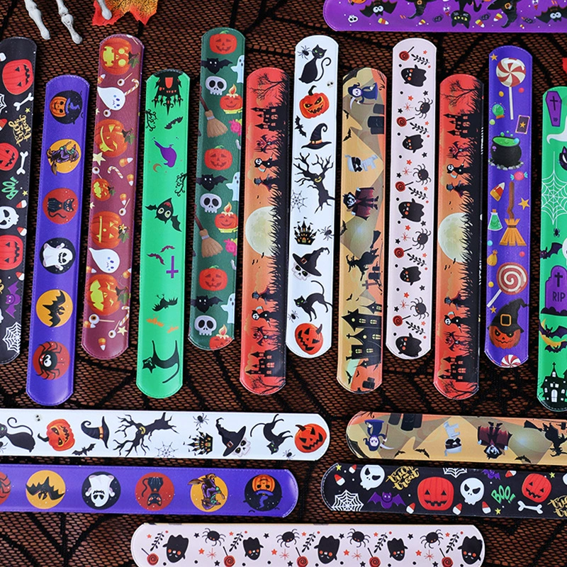 Новый Хэллоуин хлопающий браслет Хэллоуин тыква вечеринка конфеты корзина украшения браслет браслет подарок