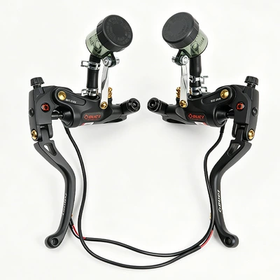 Genuine Duci Stinger F130 Upper Pump Modified Oil Brake Direct Push Nmax Niu Uqi Ninebot Ae4 Bare Handlebar Modification (Other brake systems) - genuine-sting-f130-upper-pump-black