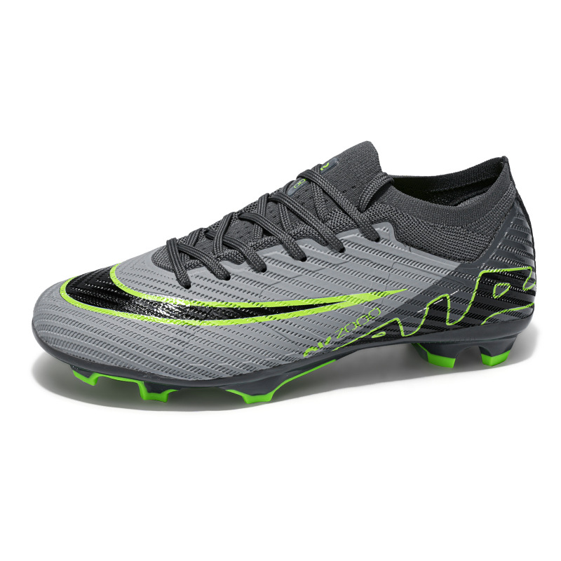 Comercio exterior transfronterizo Football Shoes Zapatos de fútbol de tacón largo Zapatos de entrenamiento Zapatos Adolescentes Soccer Shoes