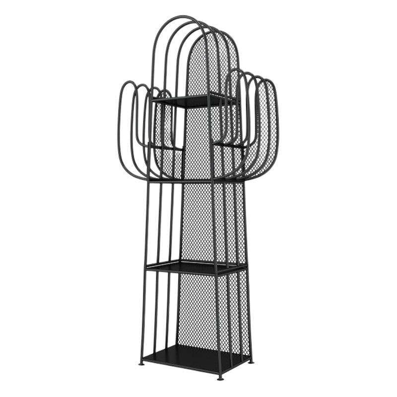 Hierro nórdico partición decorativa almacenamiento rack sala de estar dormitorio pared esquina almacenamiento rack piso Internet celebridad estantería para niños