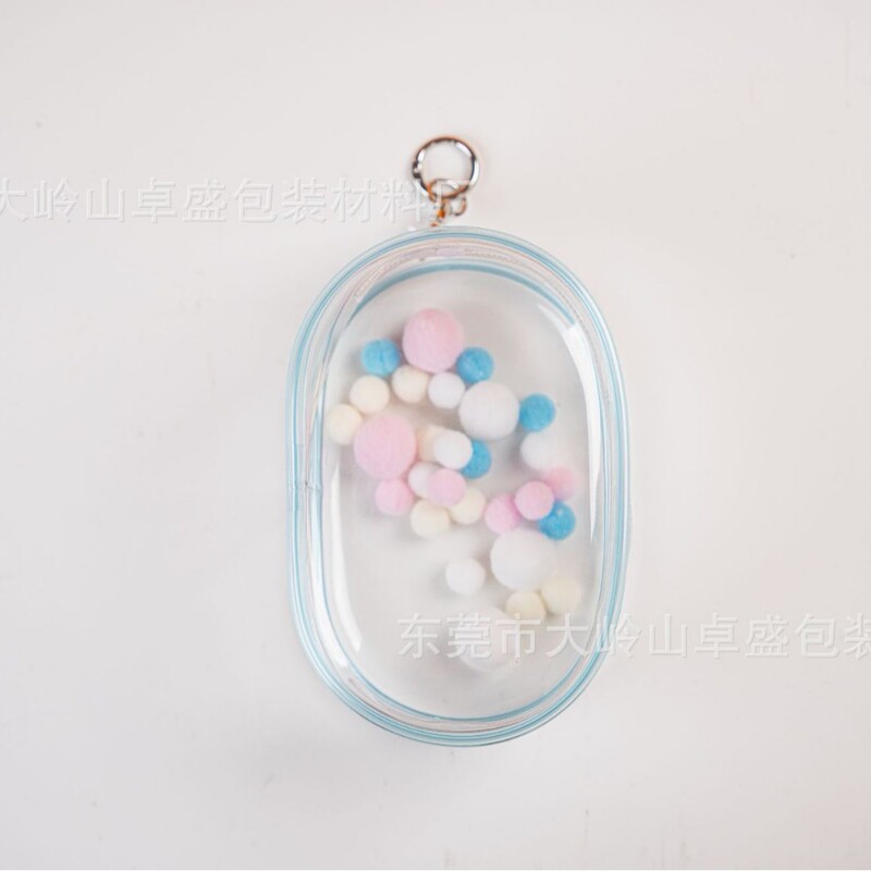 16cmコットン人形バッグ第2世代ラブブ人形バッグダブルジッパー18cm透明ベビーウォーキングバッグ透明収納|undefined