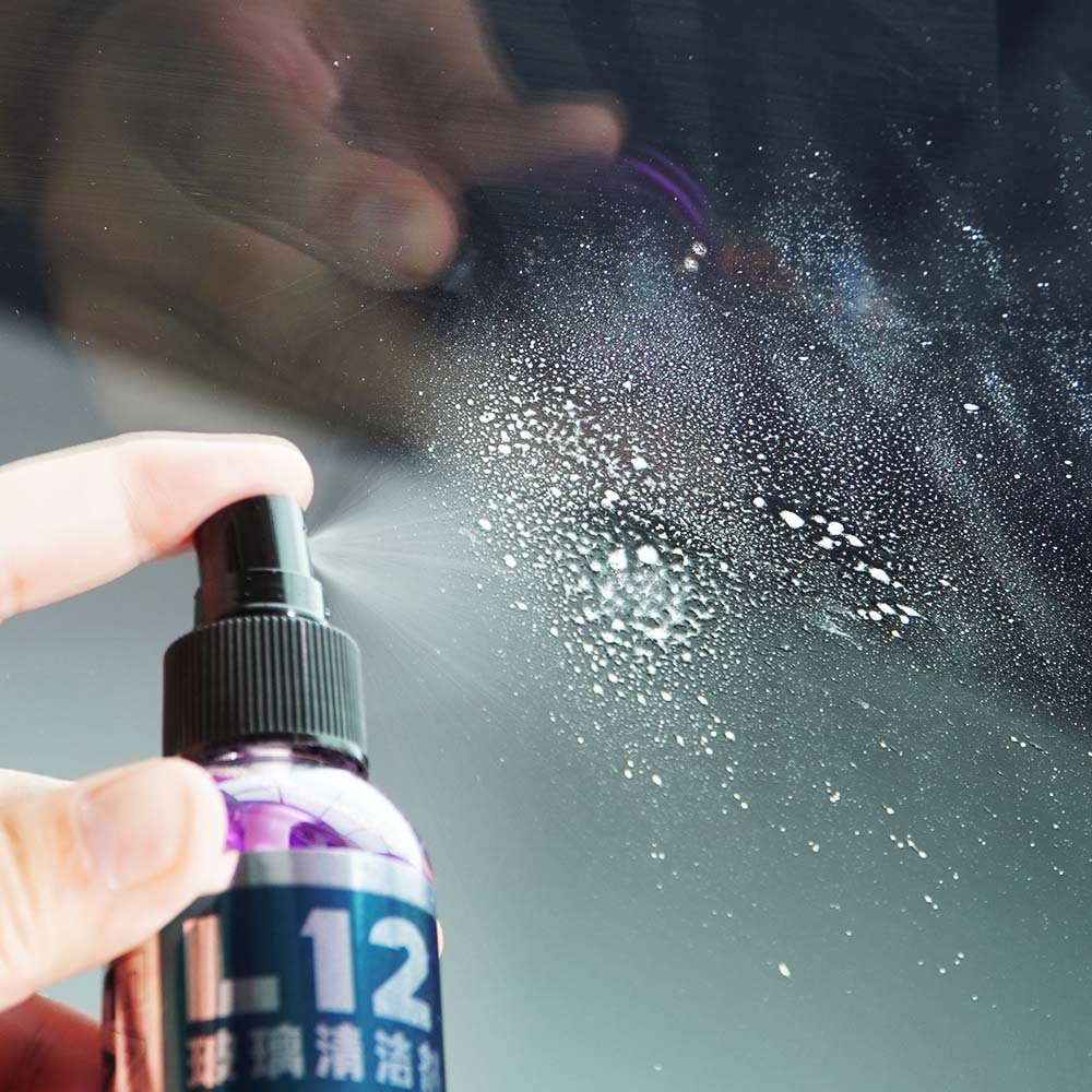Leaouu L12 Glass Cleaner Removes Oil Stains, Quick-Drying, Traceless, Clear, Neutral Formula Does Not Damage Car Film