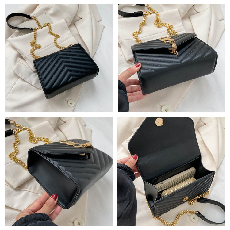 Damen Handtasche Im Western Stil Mit Kette Und Umhängefunktion_voghion.com