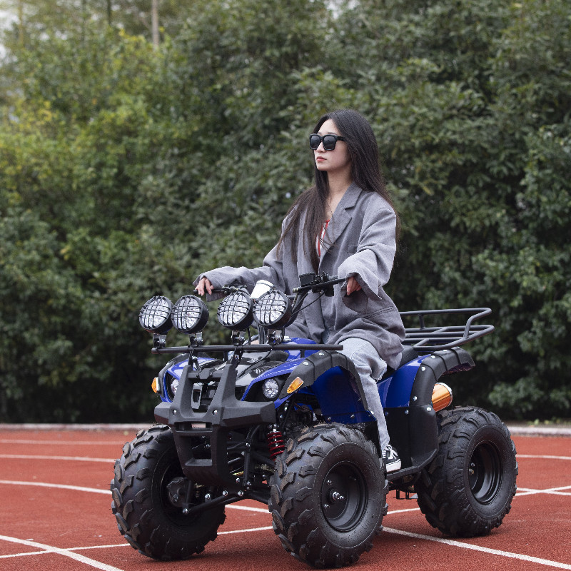 Manufacturer Supplies Four-Wheel Atv Electric All-Terrain Off-Road Mini Mountain Bull Atv Beach Motorcycle