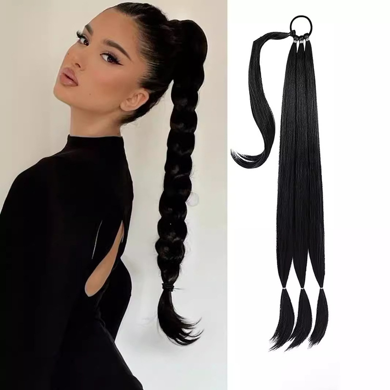Wig Braid Winding Fashion Chemical Fiber Wig Women's Long Braid Hair Tape Hair Tape Hair Tape Hair Twig Ponytail Wig Braid Winding Fashion Chemical Fiber Wig Women's Long Braid Hair Tape Hair Tape Hair Tape Hair Twig Ponytail