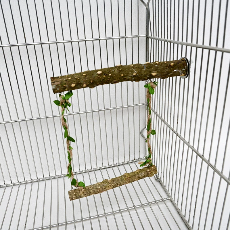 Молоток для перекладины из дерева перца, качели для попугая, игрушка для птиц из натурального дерева, набор для качелей для попугая