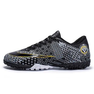 2022 Cross-Border Large Size New Fgtf Men's Breathable Low-Top Long and Short Spike Football Shoes Grass Training Shoes Football Shoes