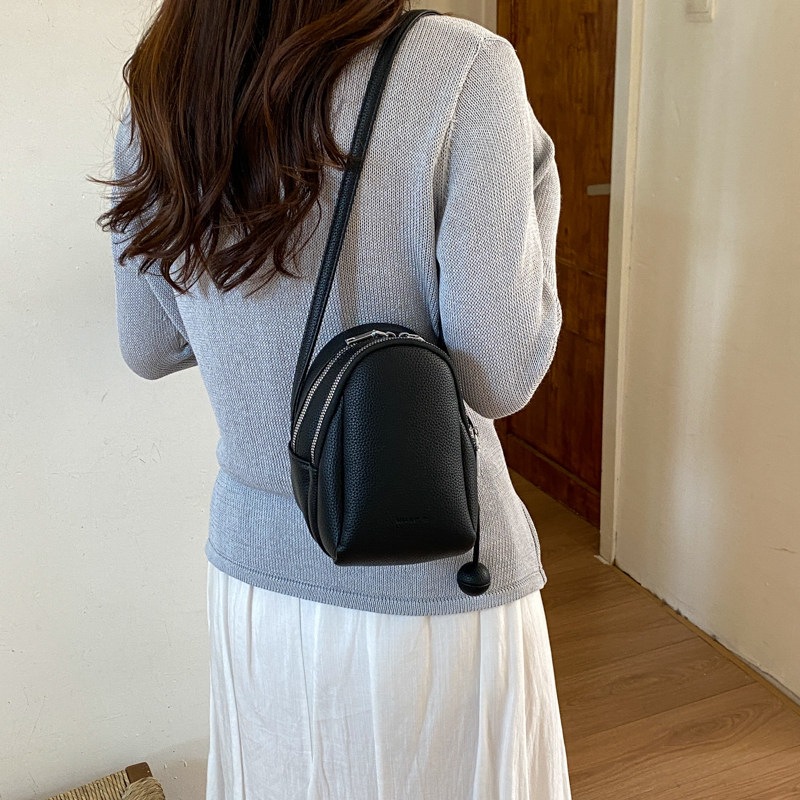 Corea del Sur nuevo nicho de un solo hombro móvil de moda de verano popular bolso de mochila versátil para mujeres 2026 bolsa de temperamento