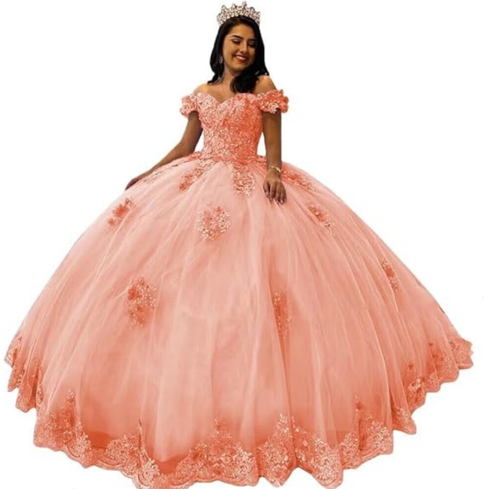 Aliexpress pequeña cola de hombro dulce vestido de fiesta vestido de adulta vestido de encaje con cuentas
