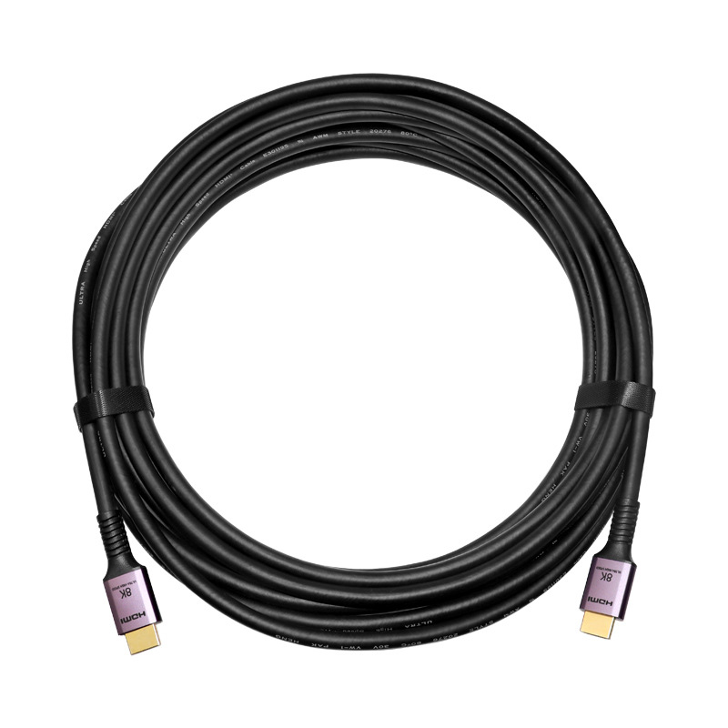 加工定制HDMI線 8k60hz鋁殼電腦投影儀高清連接線 hdmi2.1高清線