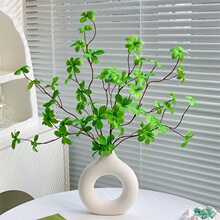 摆设花假装饰品摆件马醉木绿植餐桌客厅假花吊钟植物室内