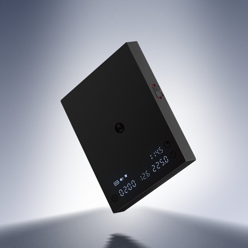 Taimo Black Mirror BASIC3 Coffee Electronic Scale, specialized for Italian hand-brewing equipment, for weighing and timing coffee beans