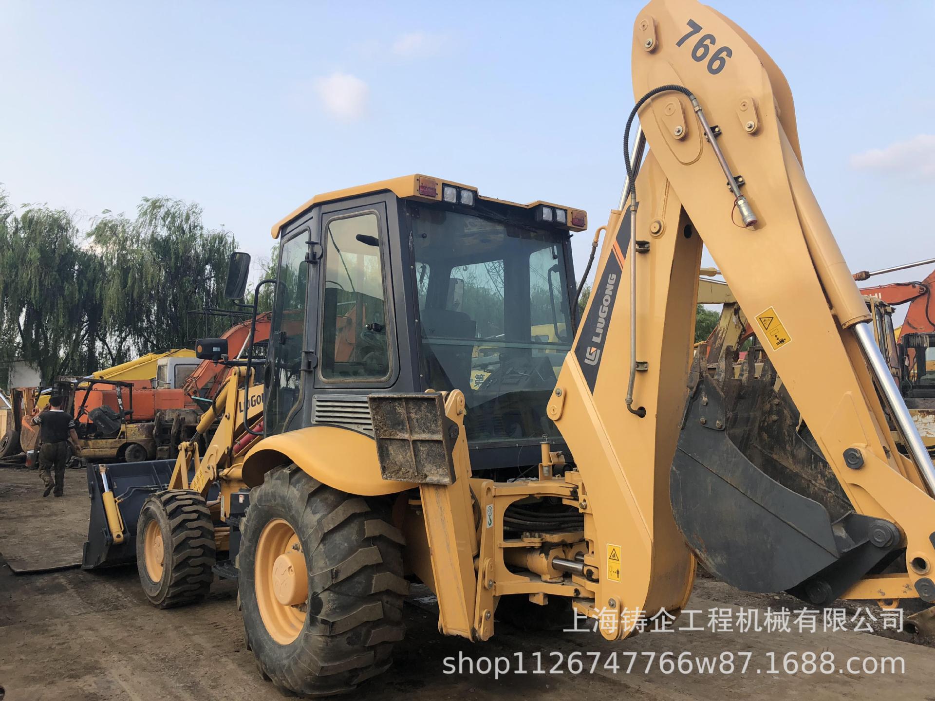 柳工反铲装载机766 九成新两头忙机械价格