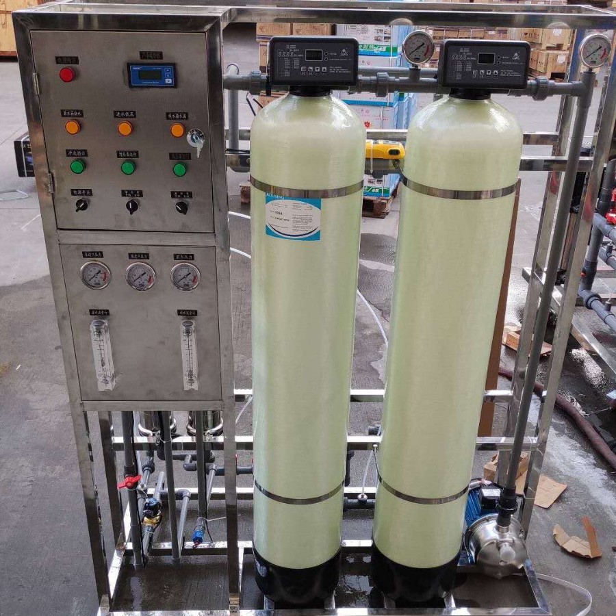 RO Reverse Osmosis Water Treatment Equipment Industrial Water Purifier Well Water Pre-filtration to Ion Purified Water Small Tons Equipment