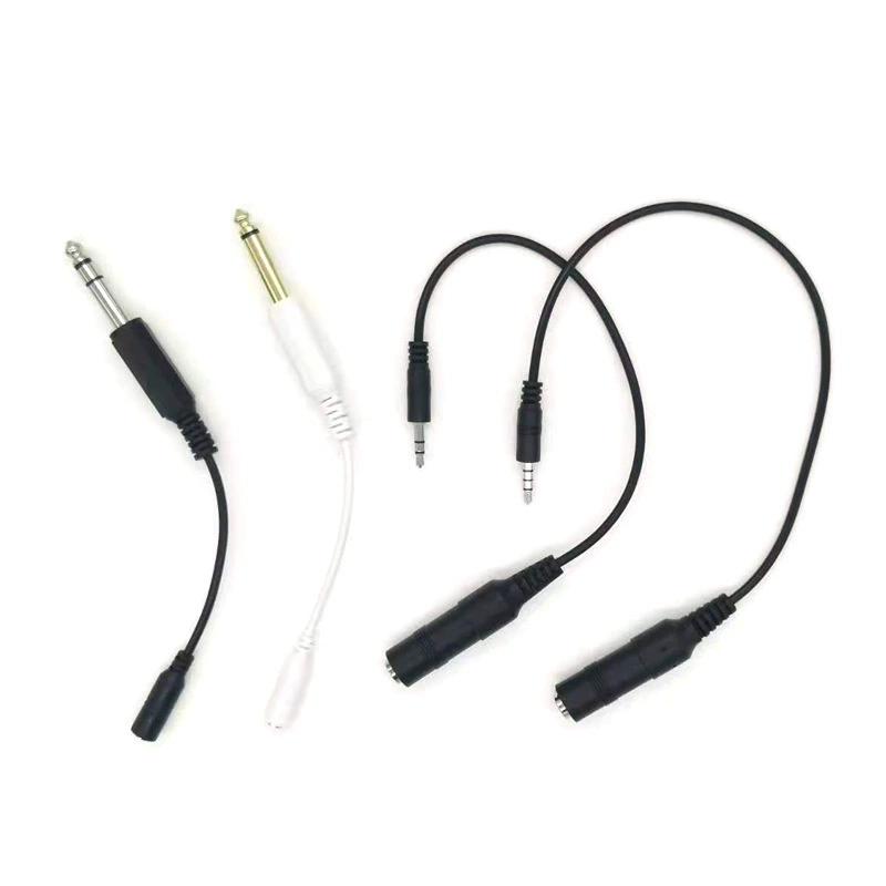 Подходит для Apple 3.5/6.35mm автомобильный AUX аудиокабель звуковая карта микрофон аудио данные кабель поддерживает настройку