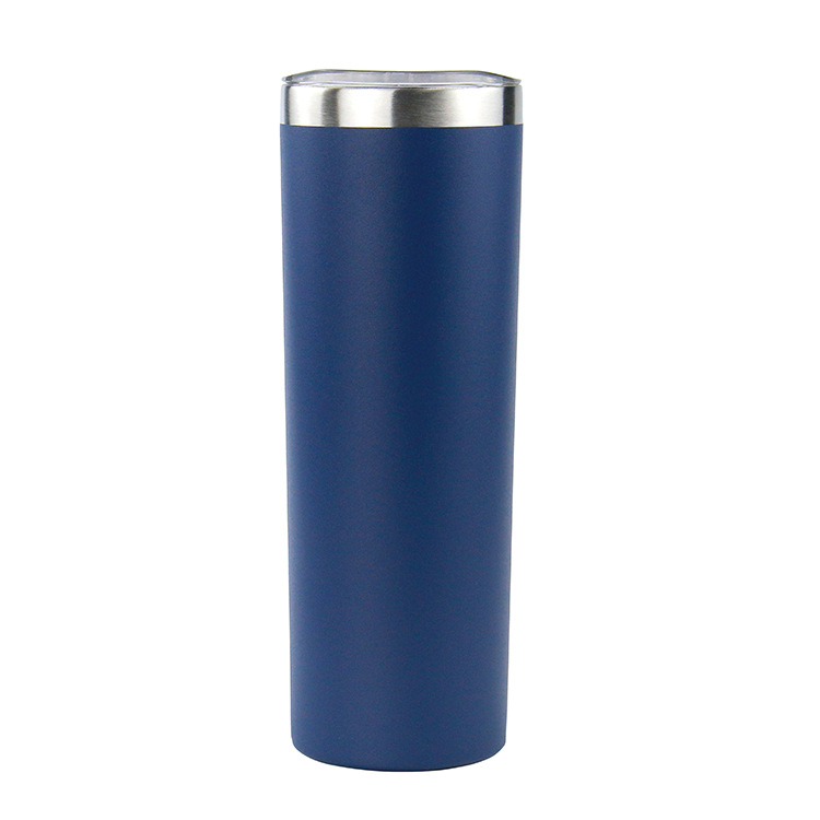Comercio exterior 20oz doble vacío taza de acero inoxidable taza de café portátil taza de automóvil taza de plástico por pulverización taza de cuerpo recto image 12