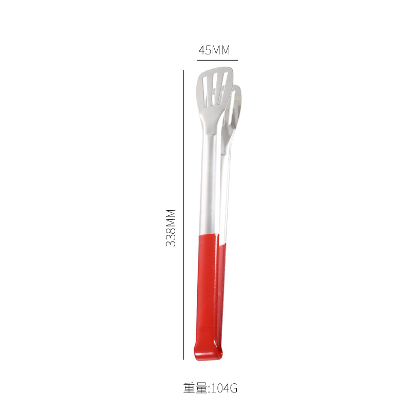 Pinzas para Alimentos y Barbacoa de Acero Inoxidable, Antióxido y Antipolvo, para Cocina