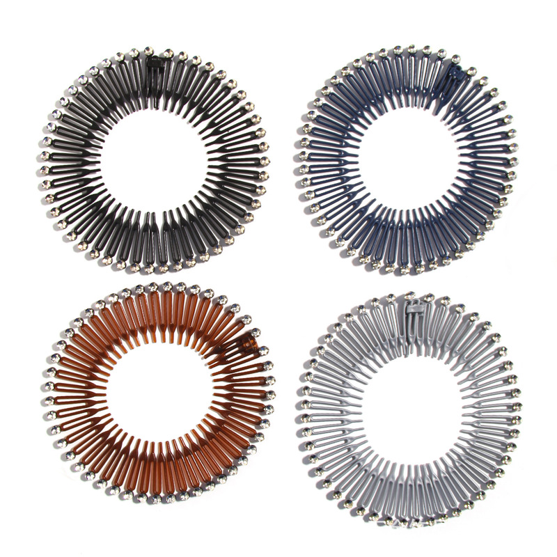 Manufacturer Wholesale Imitation Korean Cute Fashion Round Diamond Peach Heart Rice Noodle Comb Spring Comb Wig Comb Insert Comb Accessories Manufacturer Wholesale Imitation Korean Cute Fashion Round Diamond Peach Heart Rice Noodle Comb Spring Comb Wig Comb Insert Comb Accessories