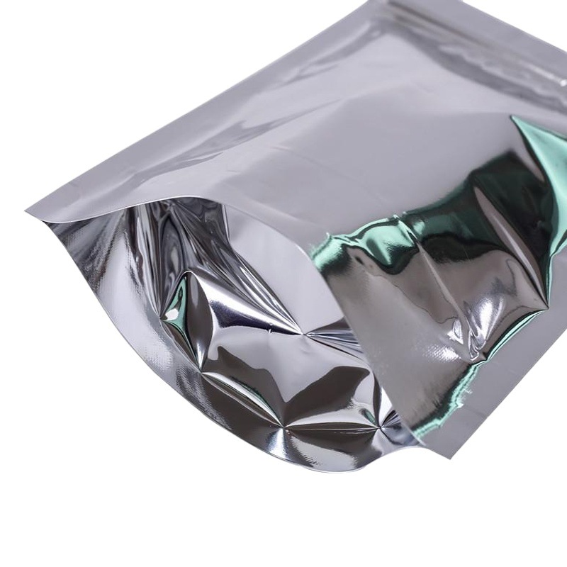 Granos gruesos aluminizados Yin y Yang aluminio auto-Sellado bolsa de aluminio Yin y Yang cremallera bolsa comida translúcida bolsa