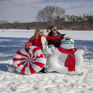 New Fashion Ski Ring Inflatable Ski Ring Rubber and Plastic Ski Ring Dry Sliding Ring Manufacturer Direct Supply Sliding Ring