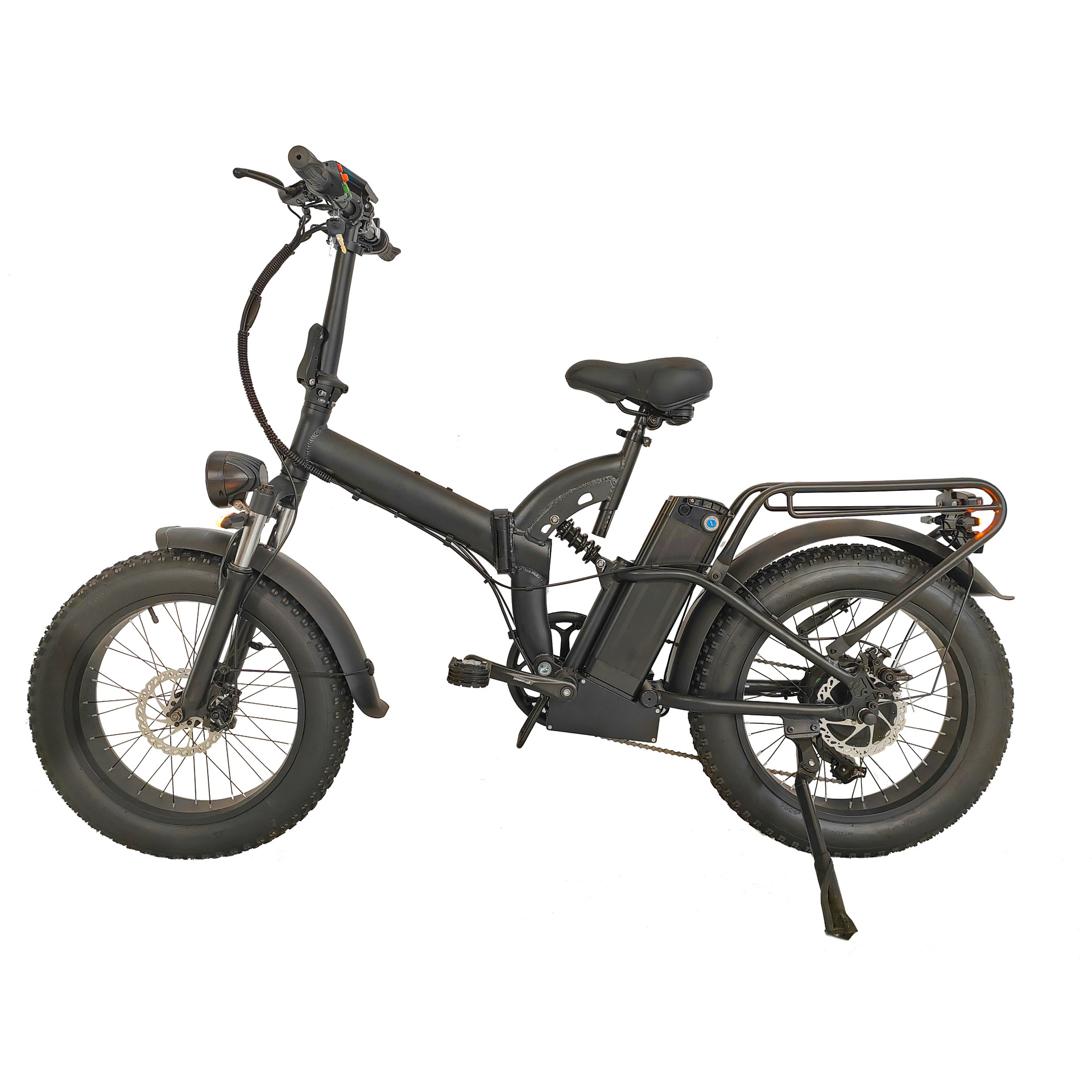 Take-out delivery electric vehicle assembly Snow Beach folding electric bicycle torque sensing power electric vehicle
