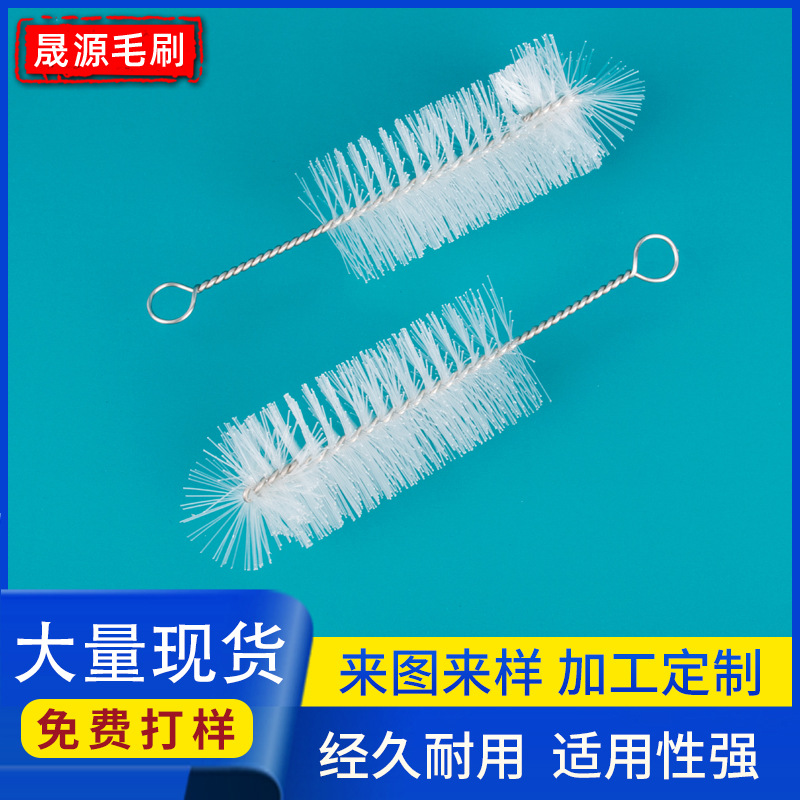 304 stainless steel cleaning brush pipe piping nozzle feeder descaling brush window groove cleaning small brush wholesale