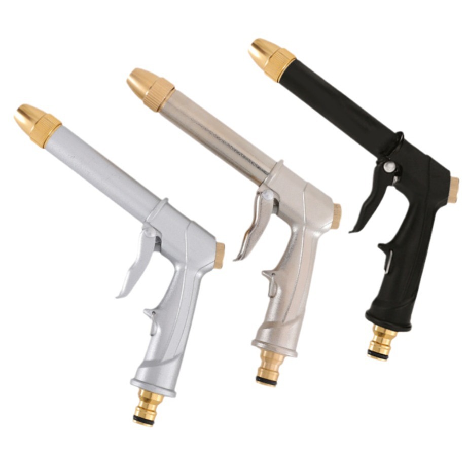 Snjue multi-funcional galvanoplastia audaz aleación de aluminio lavado de coches pistola de agua coche hogar de doble uso jardín herramientas de riego image 6