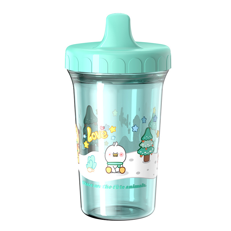 300ml taza de agua de gran capacidad con cubierta de aislamiento térmico a prueba de caídas taza de agua a prueba de fugas taza de agua para niños
