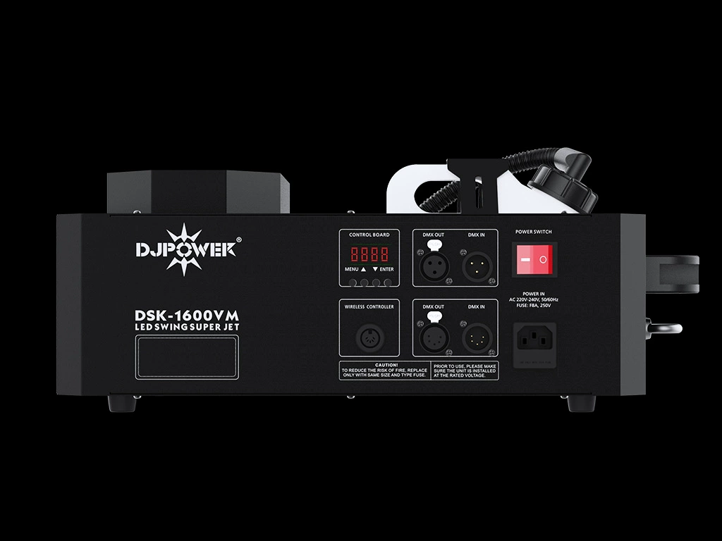 DJPOWER DSK-1600VM LED Swing Vanades Hood Stage Special Effect Air Pillar Machine