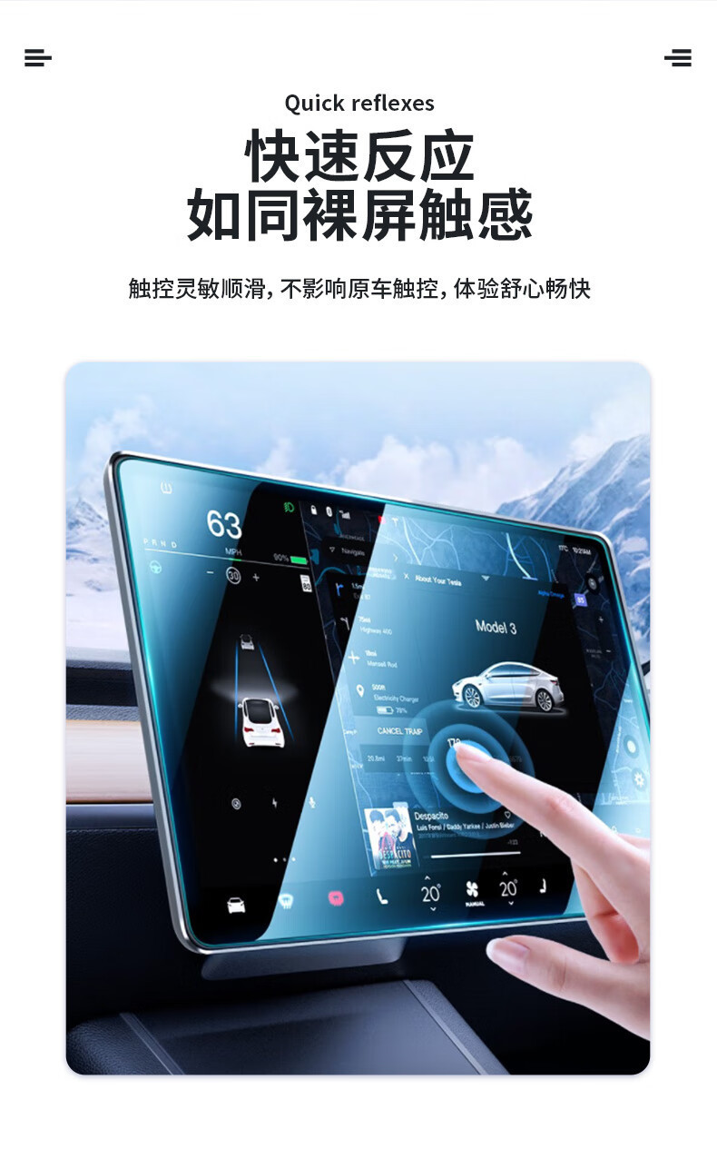 24 Models of Mercedes-Benz E-Class E260 E300L Central Control Navigation Instrument Display Screen Tempered Film Interior Protection Film