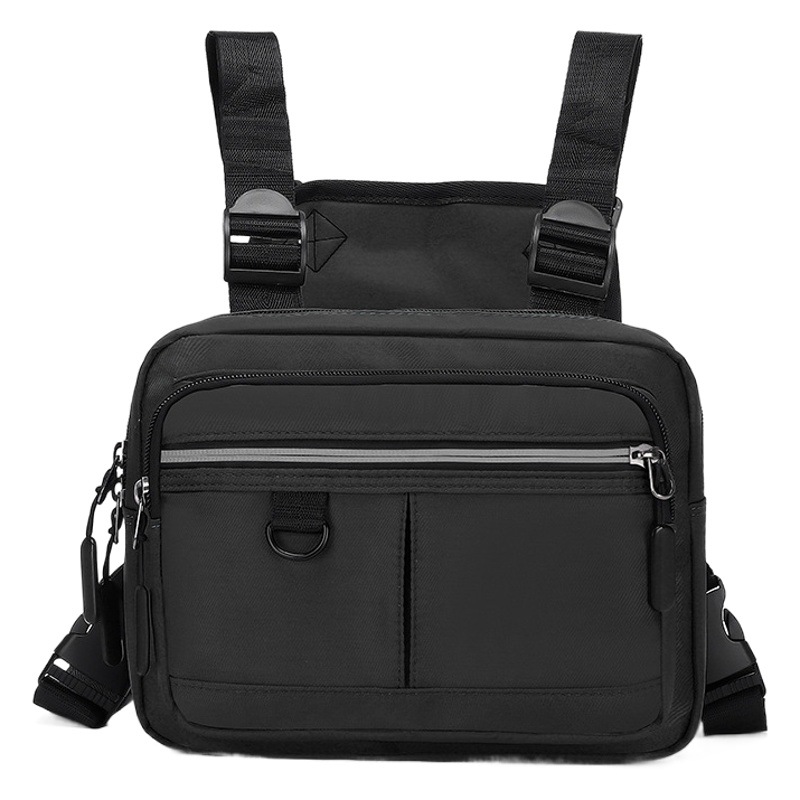 Wholesale new Hong Kong fashion street work bag leisure sports treadmill function vest vest backpack