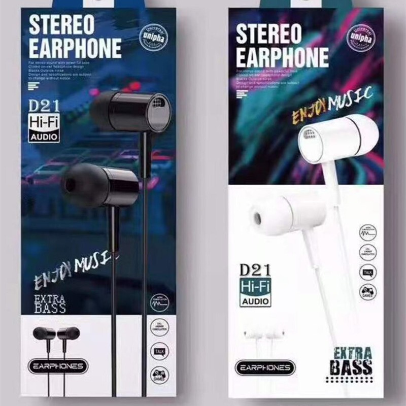 L29/D21 Wired Headset with Microphone, In-Ear Wired Earbuds, Karaoke Live Broadcast, Chicken Subwoofer, Mobile Game