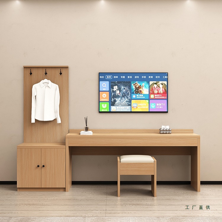 Hotel Room Table, B&B Apartment Tv Cabinet, Hotel Luggage Cabinet Combination, Clothes Rack, Luggage Rack Customization