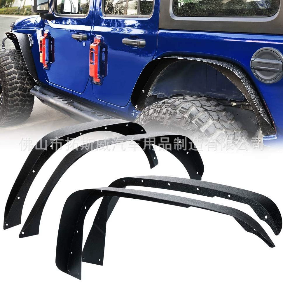 2018-2021 внедорожное металлическое переднее и заднее крыло Wrangler JL (2/4 двери)