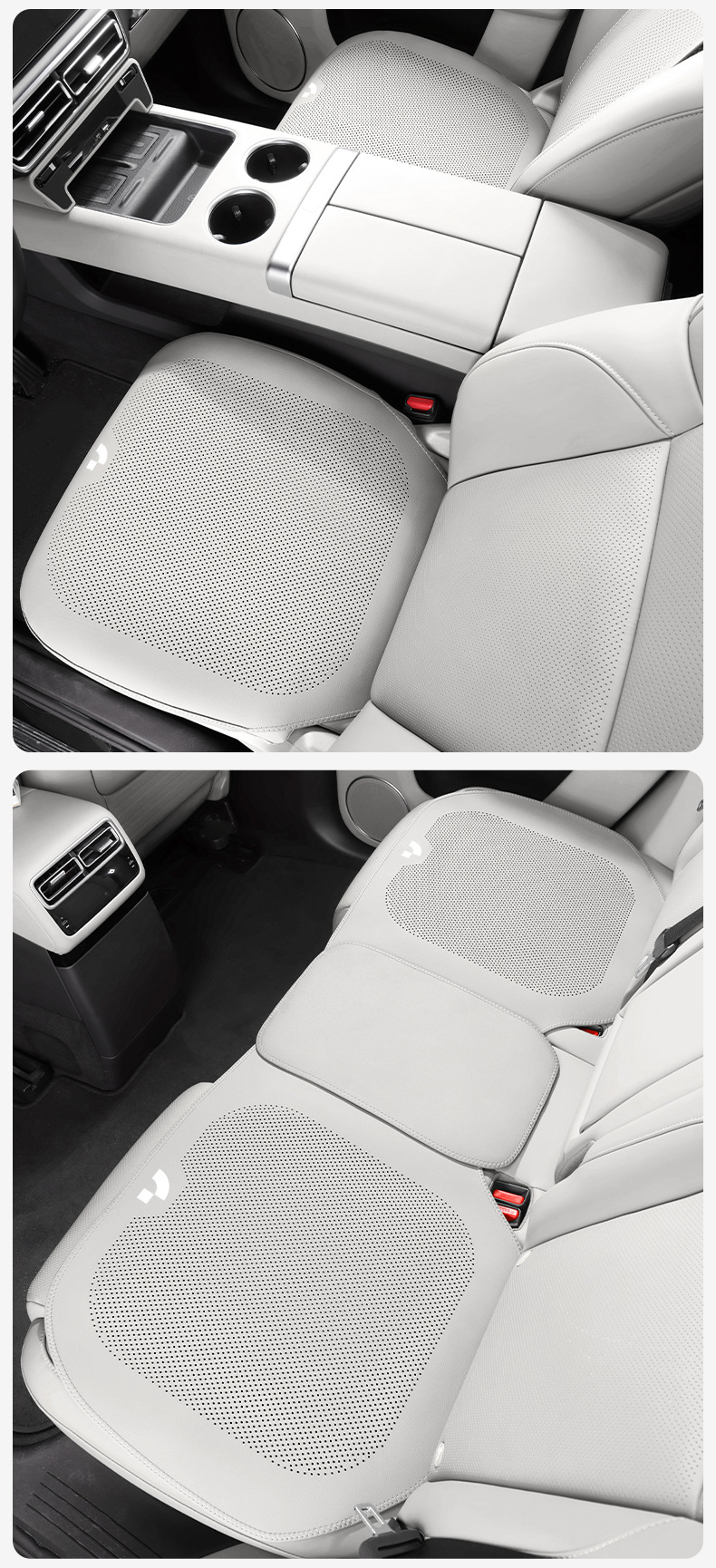 Suitable for Jiyue 01/07 Thin Breathable Seat Cushion, Universal Seat Cover for All Seasons, Car Interior Accessories