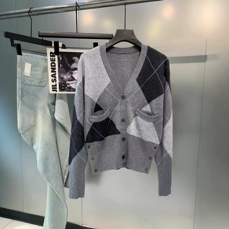 THOM BRASSY 1905菱形图案开衫