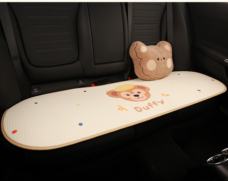 Car seat cushion four seasons universal cute Duffy seat cushion half pack new seat cover winter women's car seat cushion cover