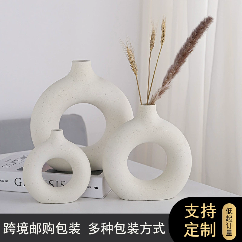 Realistic ceramic artificial plant, decorations for living room