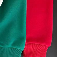 11808 秋季新款 儿童拼色连帽卫衣套装  儿童休闲连帽卫衣套装