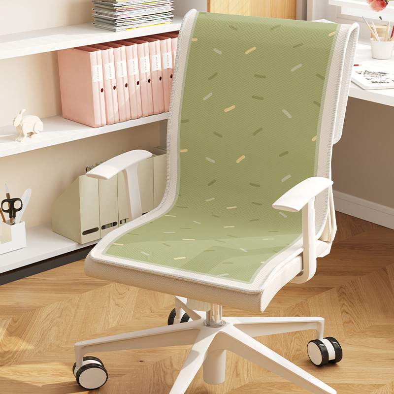 silla unida dormitorio antideslizante asiento cojín de asiento de oficina reclinable cojín de respaldo integral estudiantes lindos dibujos animados