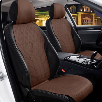 seat cover for summer – Seat cushion, seat cover - two-seater-coffee-brown