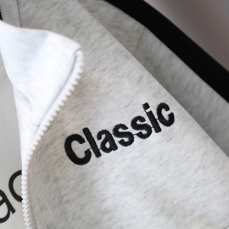 7624 uniformes de béisbol para niños, primavera y otoño, chaqueta de moda con cuello alto, chaqueta coreana de primavera para niños, nueva primavera 2025