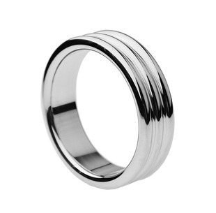 Metal 304 stainless steel sex toys penis ring root ring cock ring manufacturers direct wholesale three-layer ring