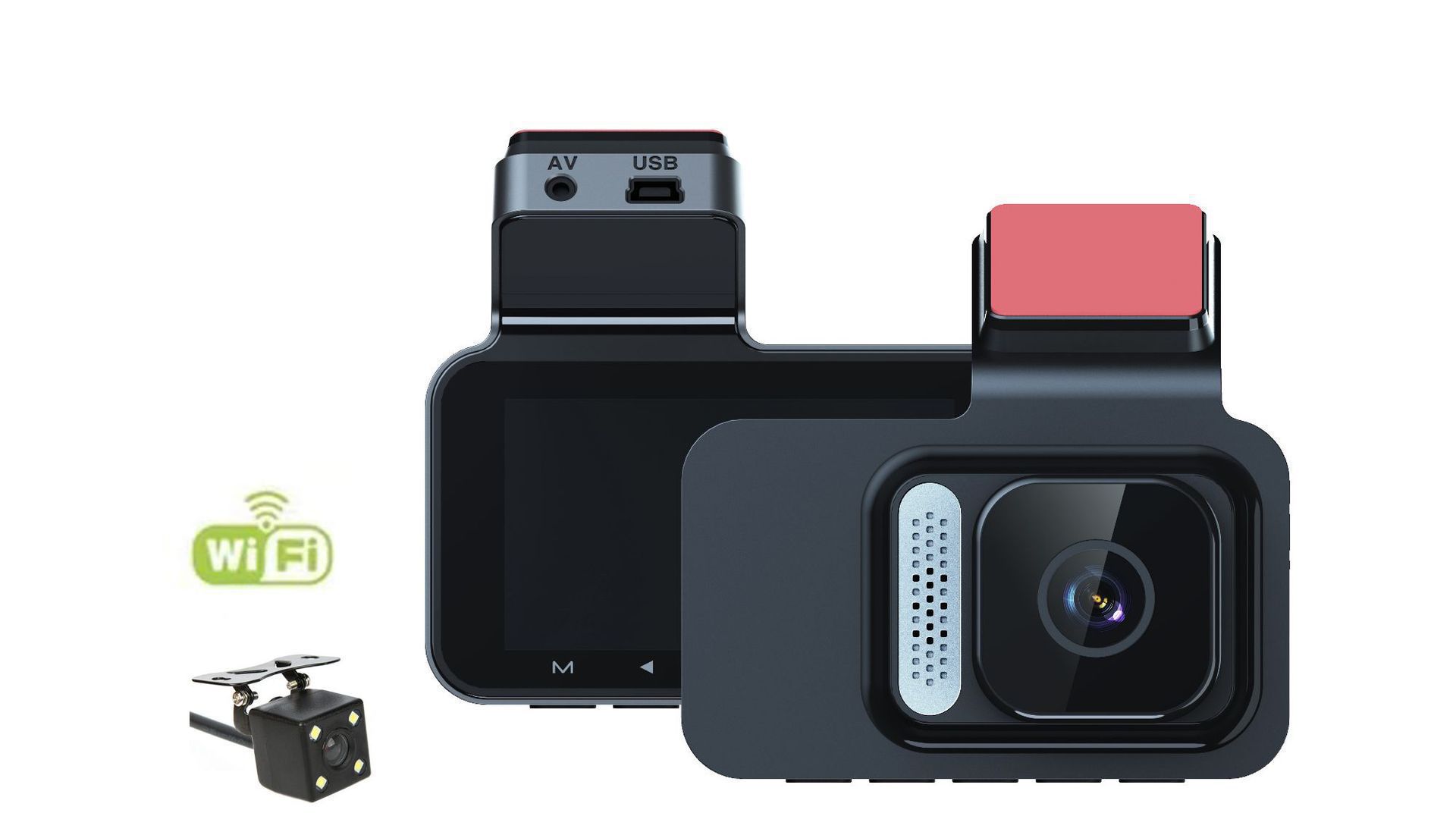 Carefully Selected Cross-Border Dashcams with 3inch Wifi Reversing Camera Connections, Dual-Lens Mobile Phone Connectivity, 3inch High-Definition Night Vision