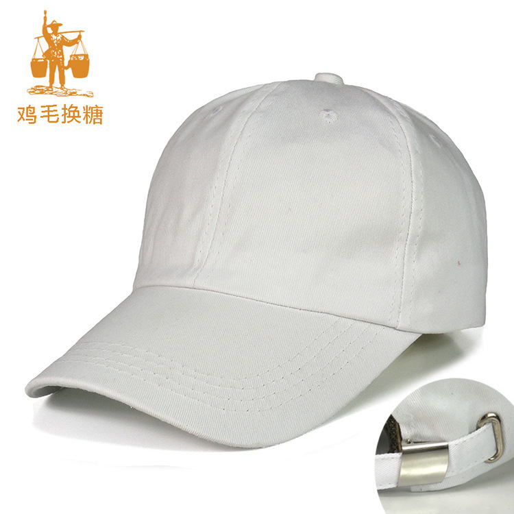 Blank Baseball Soft Top Unlined Casual Export European And American Simple Cotton Duckbill Cap Men's Printed Embroidered_voghion.com