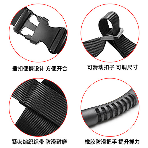 Children's ski safety harness outdoor ski traction rope training strap for beginners to prevent falling assistant safety rope back strap