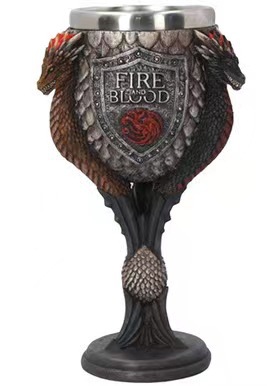 Juego de derechos de exportación de comercio exterior Canción de Hielo y Fuego revestimiento de acero inoxidable Copa creativa bar taza para beber