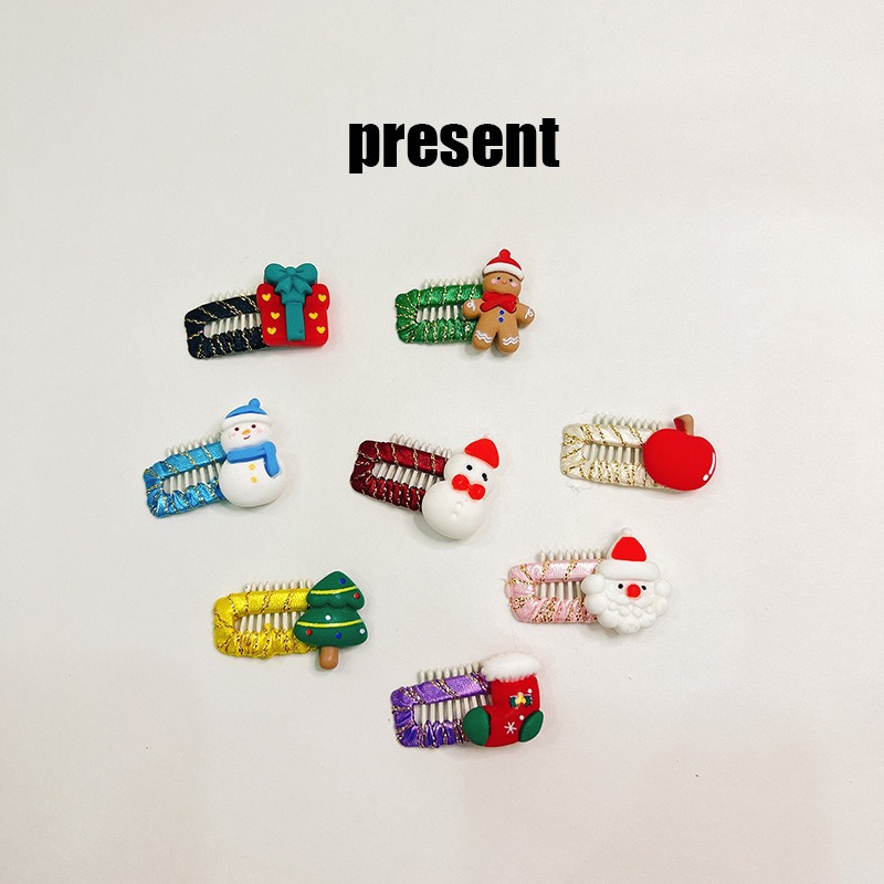 Christmas cartoon pet headdress cat dog hairpin Yorkshire pet clip broken hair clip hairpin_voghion.com