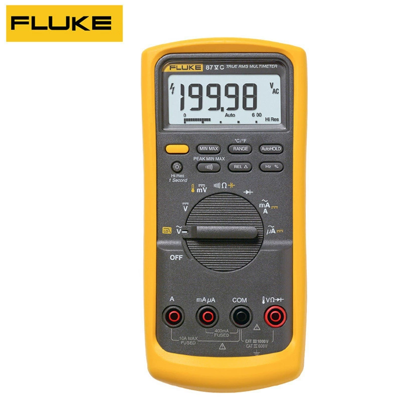 Официальный флагманский магазин Fluke87V/C промышленности истинное значение полностью автоматический многофункциональный цифровой мультиметр